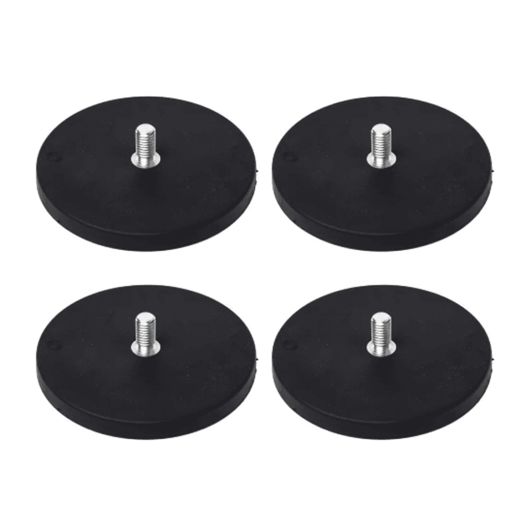 Kit 4x Super Imãs Emborrachado D88 Para Suporte Starlink E Multiuso