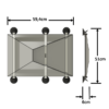 Suporte Case Antena Starlink GEN 3 com Ventosas Uso Interno - Image 3