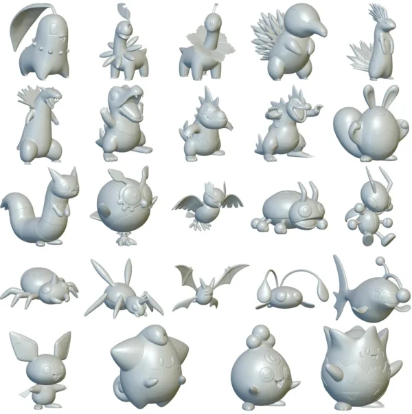 Impressão Pokemon 3D (PLA ou PETG) - Imagem 2
