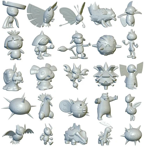 Impressão Pokemon 3D (PLA ou PETG) - Imagem 3