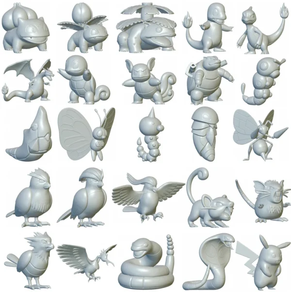 Impressão Pokemon 3D (PLA ou PETG)