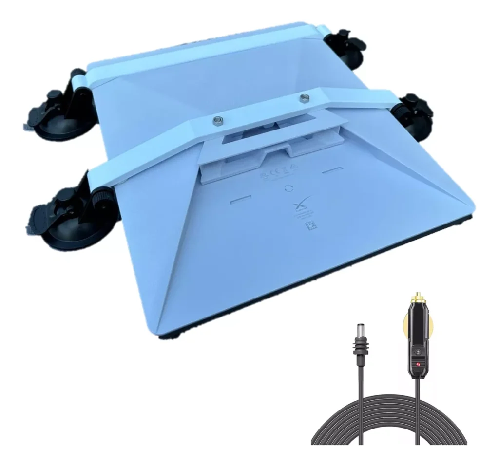 Case Suporte Veicular Starlink Mini com Cabo 12V de 3 Metros