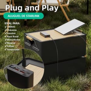 Starlink para Aluguel Internet em Qualquer Lugar Suporte Veicular Powerbank em CURITIBA