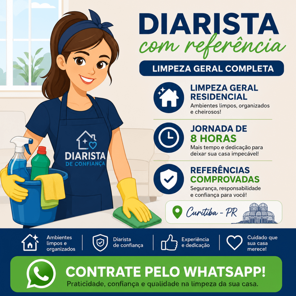 Luciane Calonaci — Diarista e Limpeza Geral em Curitiba
